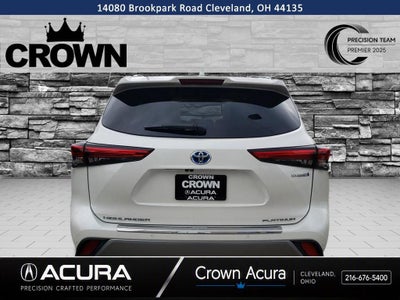 2021 Toyota Highlander Hybrid Platinum